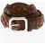 DSQUARED2 Woven Leather Belt 50Mm Brown
