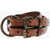 DSQUARED2 Leather Double Belt With Knitted Detail 40Mm Multicolor