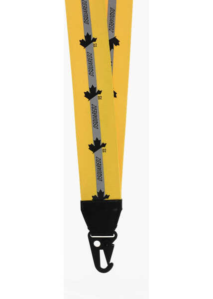 Coliere DSQUARED2 Logoed Badge Holder Tape Yellow Barbati (BM 19207970) 2