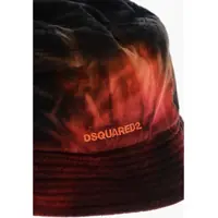 Cravate pentru Barbati - Cravate DSQUARED2 Tie Dye Cotton Bucket Hat Red Barbati (BM 19207979) - B-mall.ro