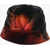 DSQUARED2 Tie Dye Cotton Bucket Hat Red
