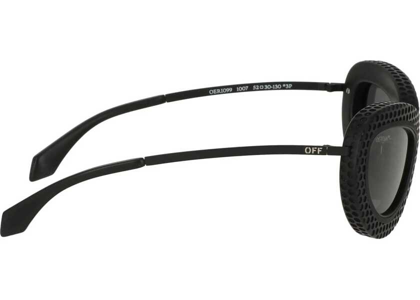 Ochelari de soare Off-White Oversized Tokyo Round Sunglasses With Cut Out Details Black Femei (BM 19207994) 3