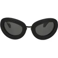 Ochelari de soare Oversized Tokyo Round Sunglasses With Cut Out Details Femei