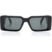 Ochelari de soare Rectangular Milano Sunglasses With Maxi Temple Femei