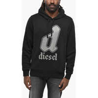 Bluze de trening Brushed Cotton Ginnout Hoodie With Printed Logo Barbati