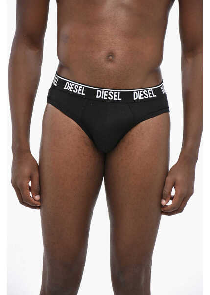 Chiloti Diesel Set Of 3 Stretch Cotton Umbr-Andre Briefs With Logoed Elasti Multicolor Barbati (BM 19209785) 2