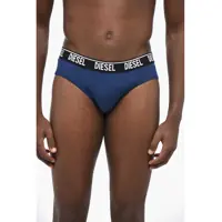 Chiloti pentru Barbati - Chiloti Diesel Set Of 3 Stretch Cotton Umbr-Andre Briefs With Logoed Elasti Multicolor Barbati (BM 19209785) - B-mall.ro