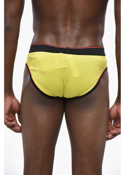 Lenjerie intima Diesel Stretch Cotton Umbr-Andre Brief With Contrasting Edges Yellow Barbati (BM 19209803) 2