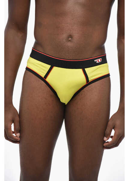 Lenjerie intima Diesel Stretch Cotton Umbr-Andre Brief With Contrasting Edges Yellow Barbati (BM 19209803) 1