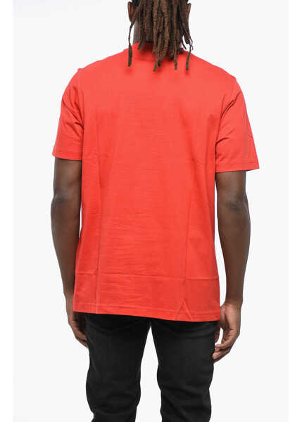 Tricouri Diesel Lightweight Cotton T-Just 14-6 Crew-Neck T-Shirt With Contra Red Barbati (BM 19209806) 2