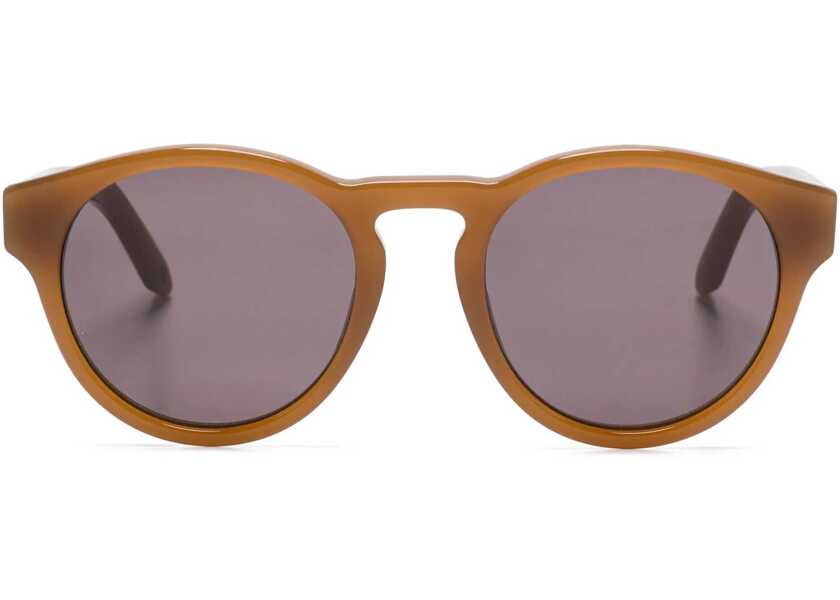 Ochelari de soare Off-White Solid Color Oakland Round Sunglasses With Monogram Brown Femei (BM 19209821) 1