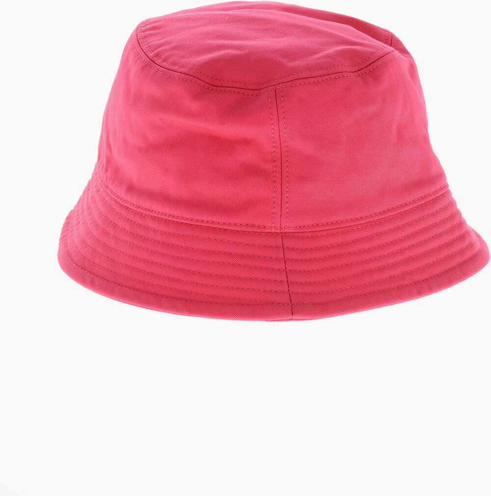 Caciuli DSQUARED2 Cotton Bucket Hat With Embroidered Logo Pink Barbati (BM 19209827) 2
