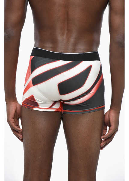 Lenjerie intima Diesel Patterned Microfiber Umbx-Damien Boxer Black Barbati (BM 19209845) 2