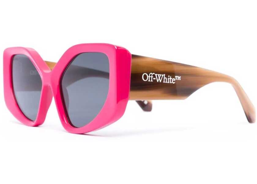 Ochelari de soare Off-White Oversized Denver Bufferfly Sunglasses With Contrasting Templ Brown Femei (BM 19209848) 2