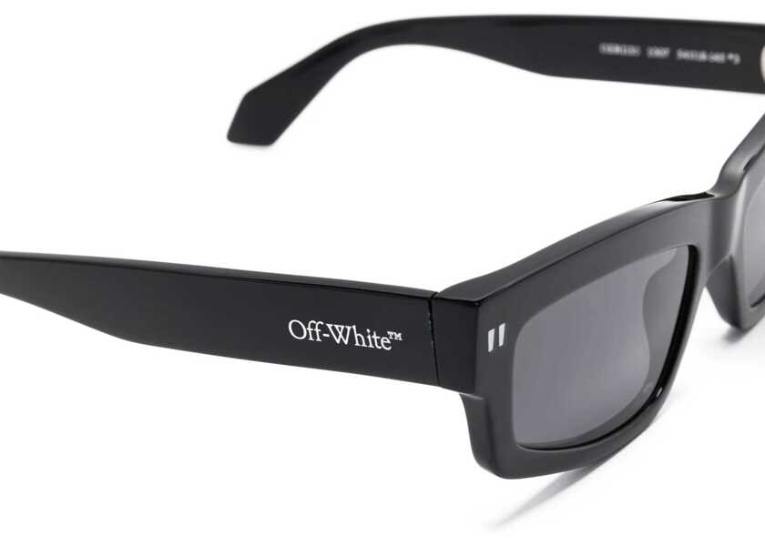 Ochelari de soare Off-White Solid Color Miramar Rectangular Sunglasses Black Femei (BM 19209872) 3