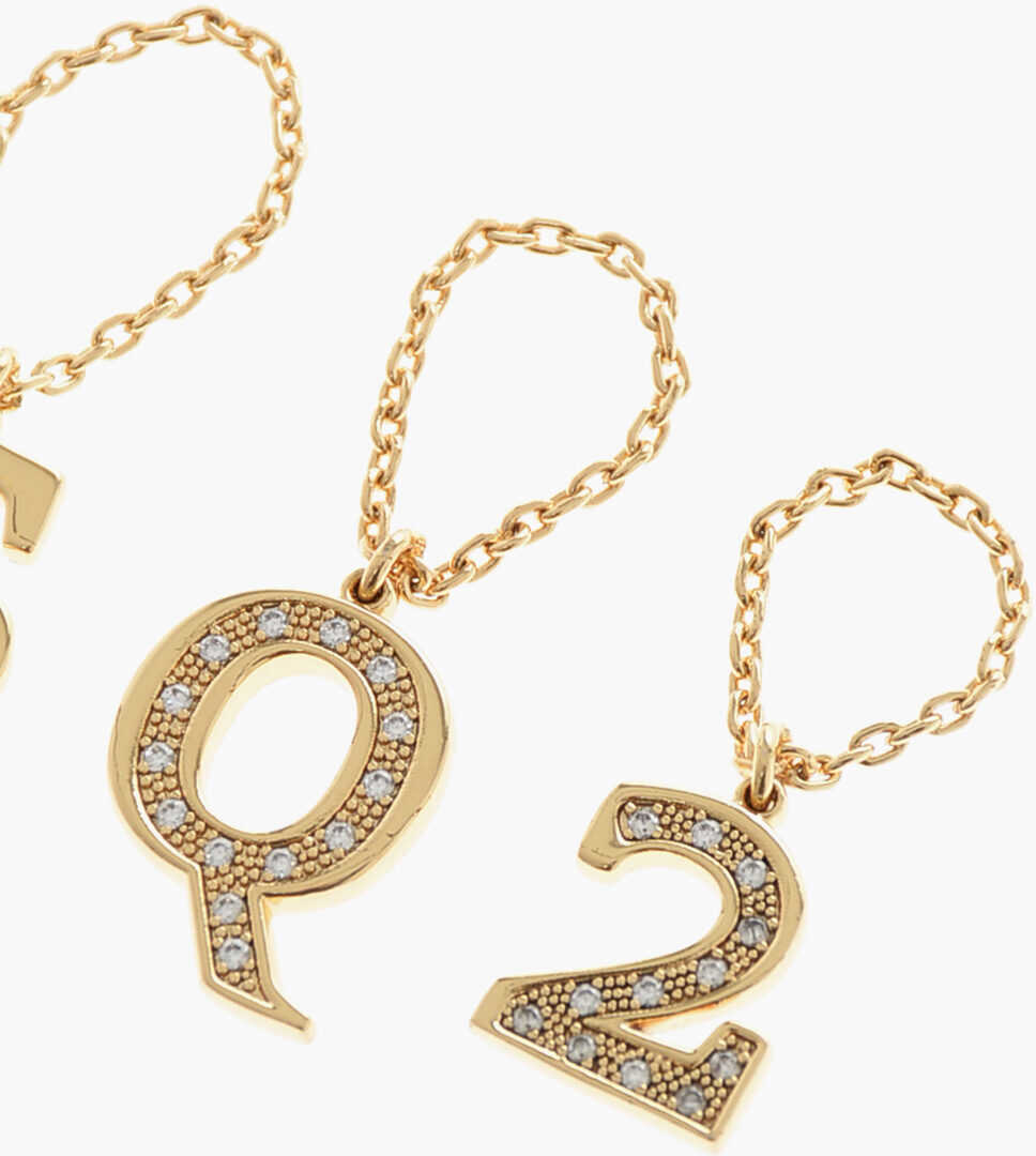 Inele DSQUARED2 Brass Ring With Charms Gold Femei (BM 19209881) 2