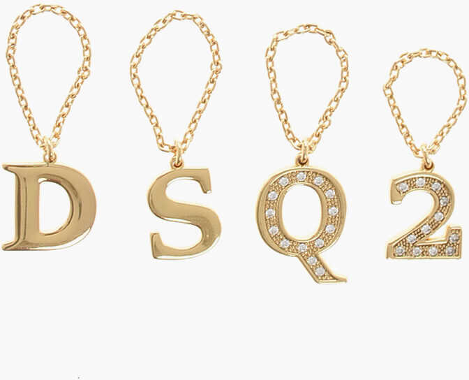 Inele DSQUARED2 Brass Ring With Charms Gold Femei (BM 19209881) 1