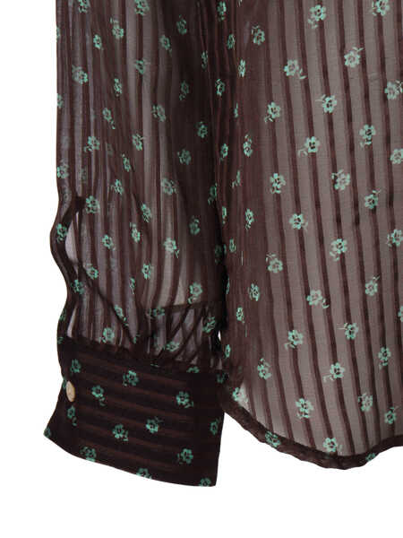 Camasi Mazzarelli Camicie SILK SHIRT MOD. MARI B Brown Femei (BM 19209891) 3