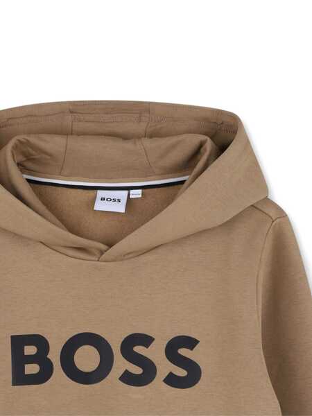 Bluze de trening Hugo Boss SWEATSHIRT Beige Baieti (BM 19209993) 3