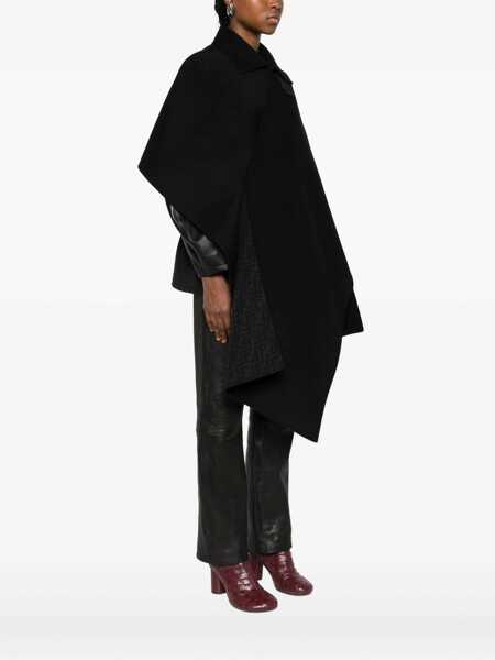Geci Fendi Fendi Wool Cape Black Femei (BM 19210200) 3