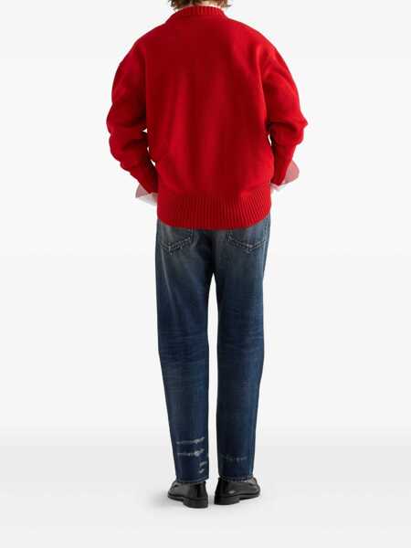 Blugi Prada Prada Five Pocket Jeans In Washed Denim Navy Femei (BM 19211013) 3