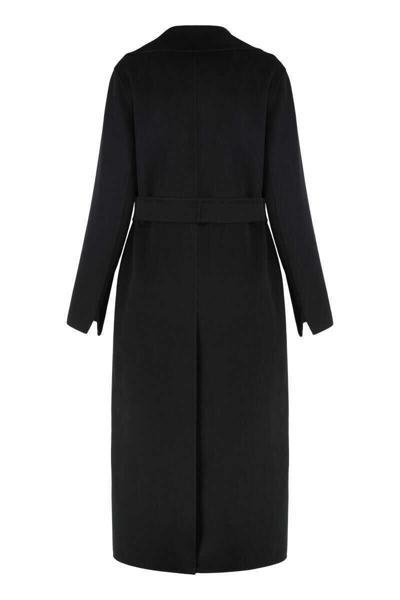Paltoane Max Mara S Max Mara Wool And Cashmere Coat Black Femei (BM 19211130) 2