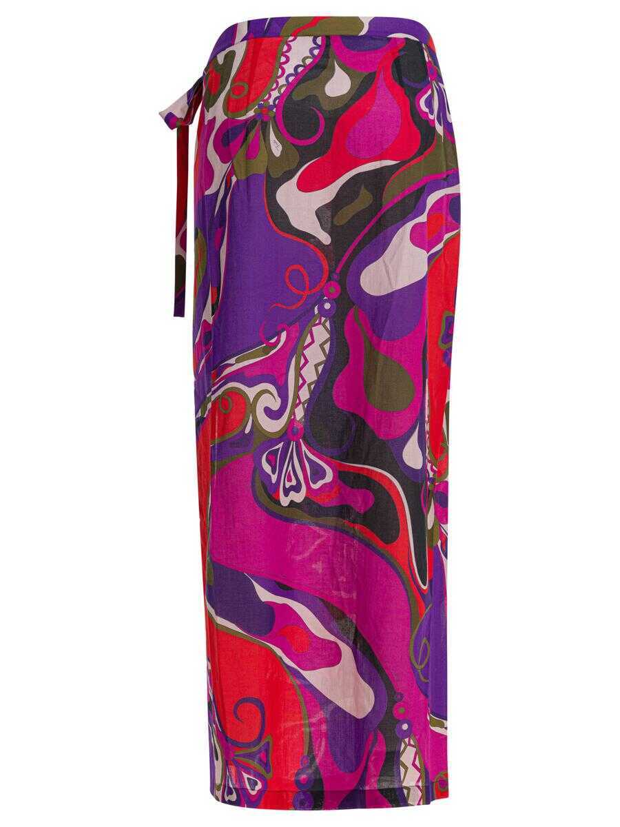 Costume de baie PUCCI Pucci Orchidee Pareo PURPLE Femei (BM 19211340) 2
