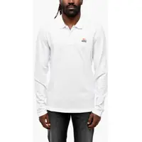 Tricouri Polo Long-Sleeved Smith Polo Shirt With Printed Logo Barbati