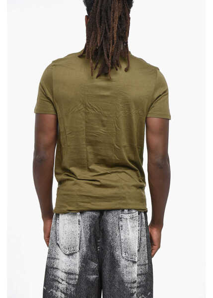 Tricouri Diesel Underwear Set Of 2 Cotton Jersey Crew-Neck T-Shirt Black Barbati (BM 19211702) 2