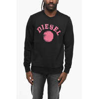 Bluze de trening Crew Neck Brushed Cotton Sweatshirt With Printed Logo Barbati