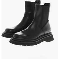 Ghete Leather Urban Chelsea Booties With Carrion Sole Barbati