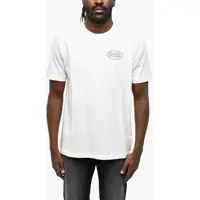 Tricouri Solid Color T-Just-Cx1 Crew-Neck T-Shirt With Rhinestone Log Barbati