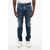DSQUARED2 Straight Leg Cool Guy Jeans With Leather Patch 16Cm Blue