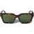Off-White Tortoiseshell Branson Rectangular Sunglasses Brown