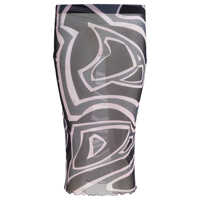 Fuste casual Labyrinth print midi skirt Femei