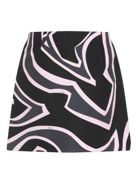 Fuste casual PUCCI Labirinto skirt Black Femei (BM 19211808) 2