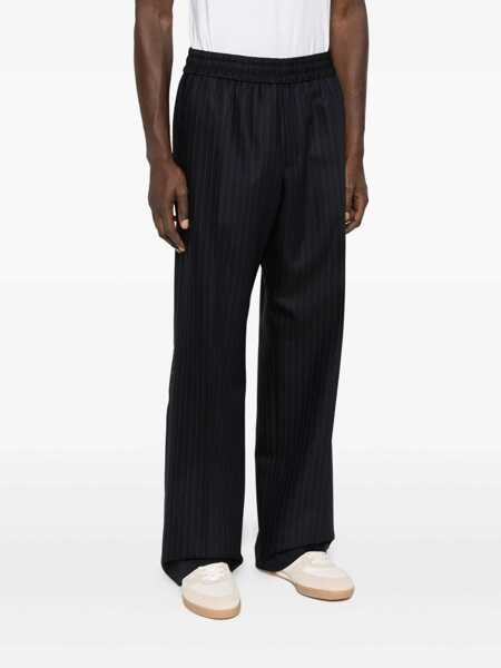 Pantaloni casual Golden Goose Wool jogging pants Blue Barbati (BM 19211844) 3
