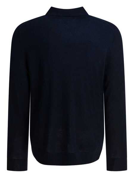 Tricouri Polo Vince Merino wool polo shirt Blue Barbati (BM 19211853) 2