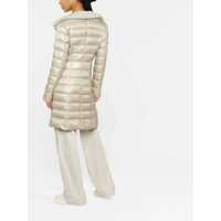 Geci Herno Dama - Geci de iarna Herno Long down jacket with wool collar Beige Femei (BM 19211862) - B-mall.ro