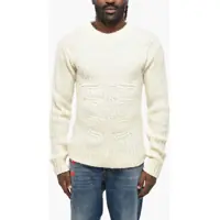Pulovere Wool Blend Muscle Crew-Neck Sweater Barbati