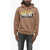 Diesel Front Printed Ginn Hoodie Brown