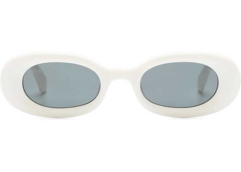 Ochelari de soare Off-White Solid Color Amalfi Oval Sunglasses White Femei (BM 19211993) 1