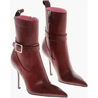 Botine Leather My Dust Booties With Stiletto Heel 10Cm Femei