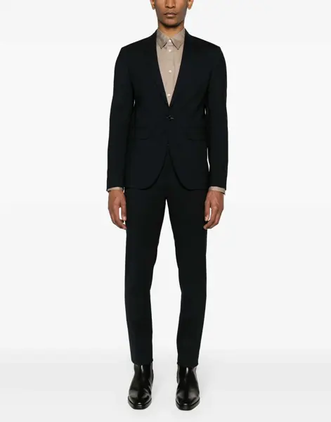 Camasi casual DSQUARED2 Popeline 1995 Shirt With Standard Collar Brown Barbati (BM 19212092) 2