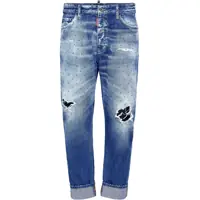 Blugi drepti Vintage Effect Big Brother Jeans With All-Over Studs 18Cm Barbati