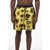 DSQUARED2 Two-Tone Patterned Swim Shorts Yellow