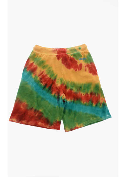 Cravate DSQUARED2 Tie Dye Jersey Shorts With Elastic Waistband Multicolor Baieti (BM 19212116) 3