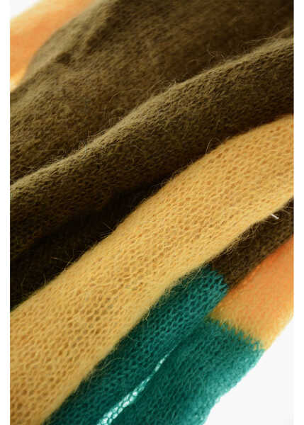 Esarfe DSQUARED2 Mohair Blend Scarf With Color Block Design Multicolor Barbati (BM 19212119) 3