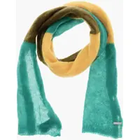 Esarfe Mohair Blend Scarf With Color Block Design Barbati