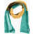 DSQUARED2 Mohair Blend Scarf With Color Block Design Multicolor